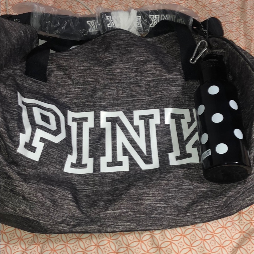 Victoria’s Secret Duffel Bag with Water Bottle